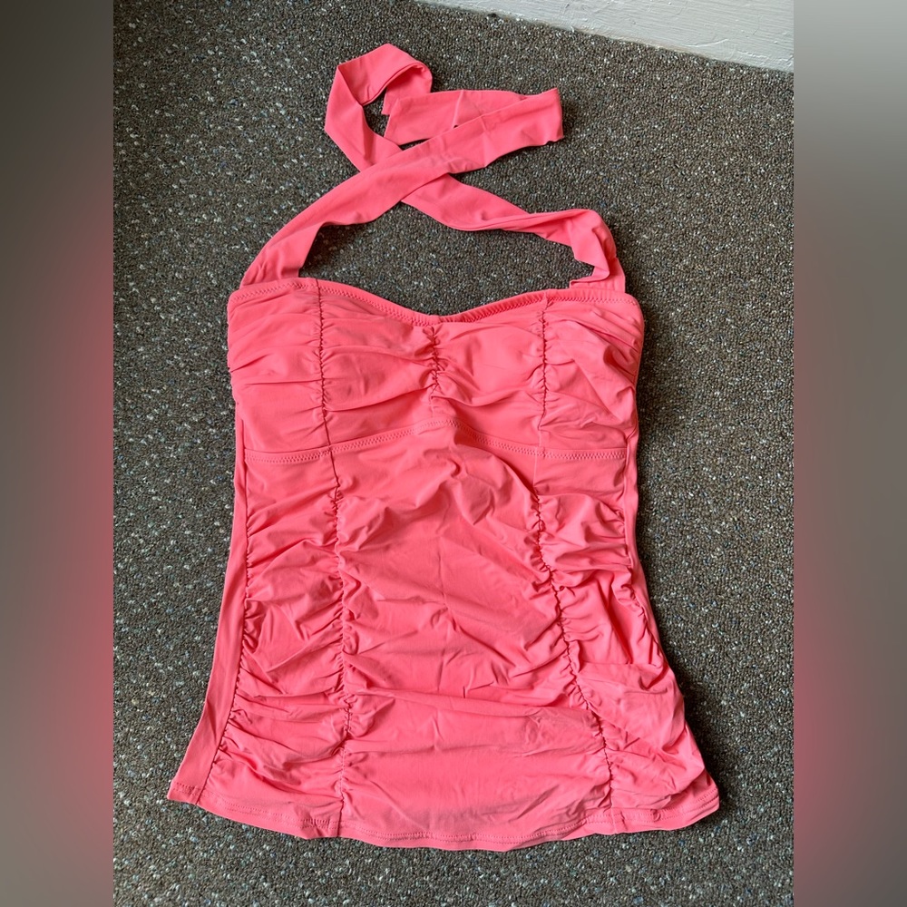 Lands’ End Tankini halter swimsuit top
